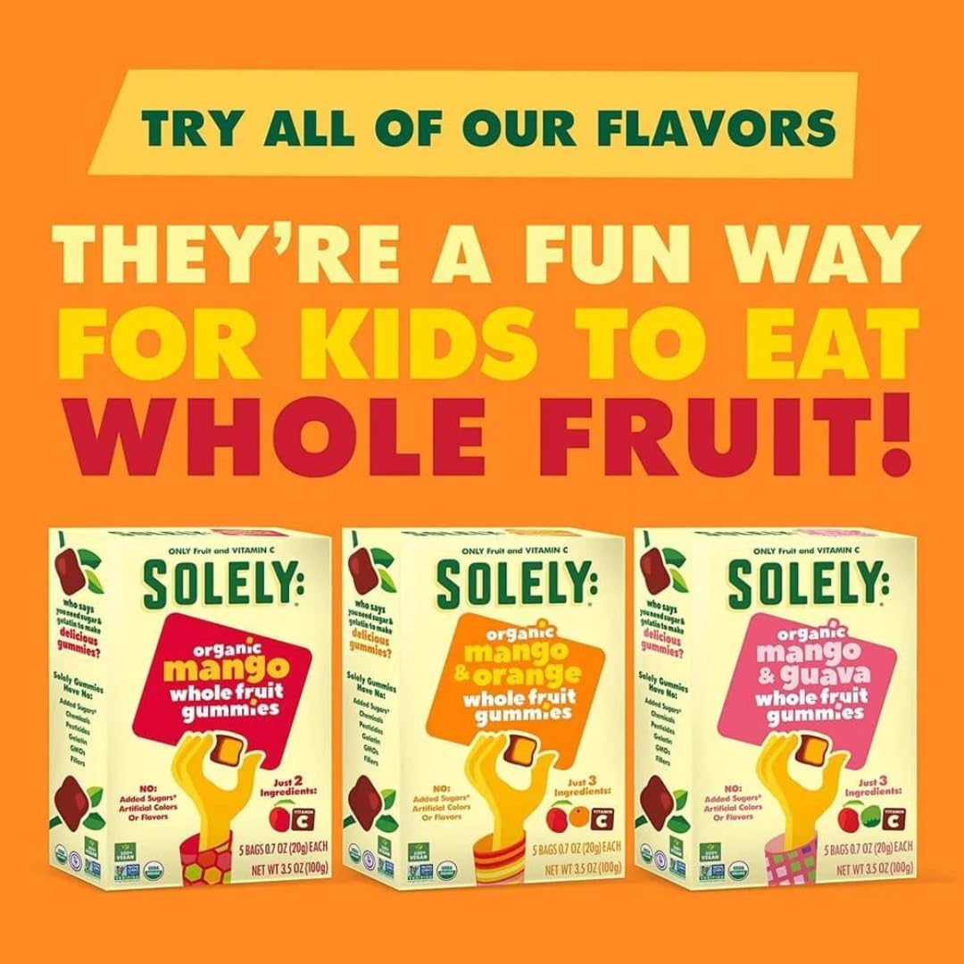 Fruit Gummies 3 Flavor Variety, No Added Sugar, 3.5 Oz Each (Pack Of 3)