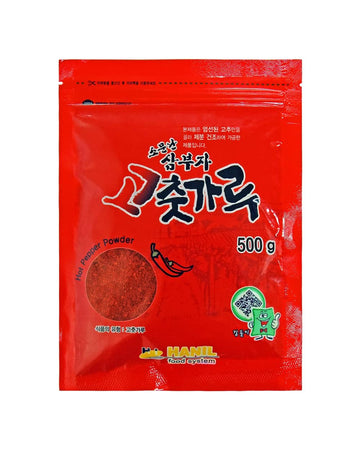 COELO Korean Red Pepper Powder 1.1lb 500g, Spicy Gochugaru Flakes Spice Seasoning for Asian Food K-Food Gochujang Kimchi Stew St