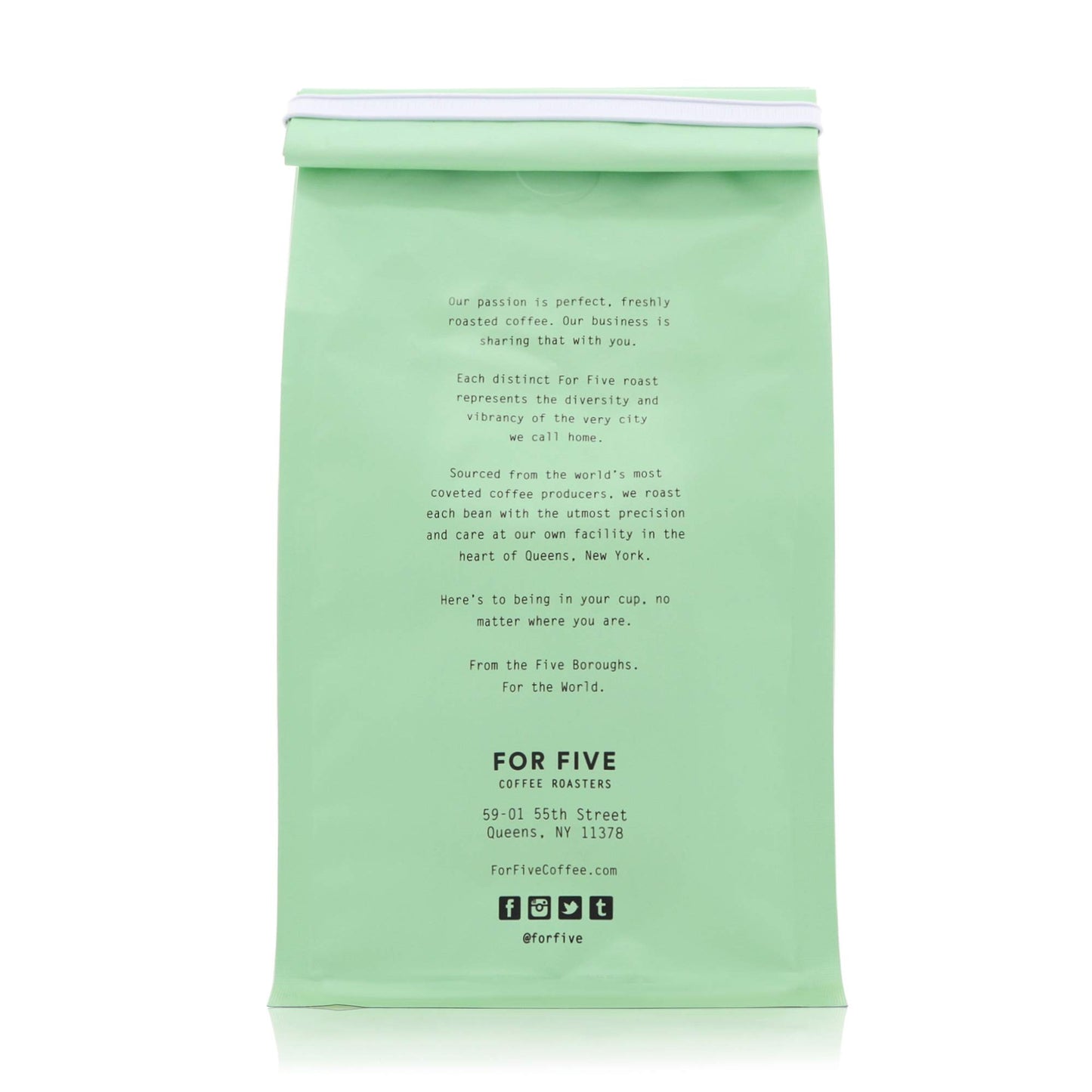 For Five Coffee Roasters - Roasted In Nyc - El Salvador La Esperanza Light Roast (Origin: Apaneca, El Salvador), Whole Bean 12Oz