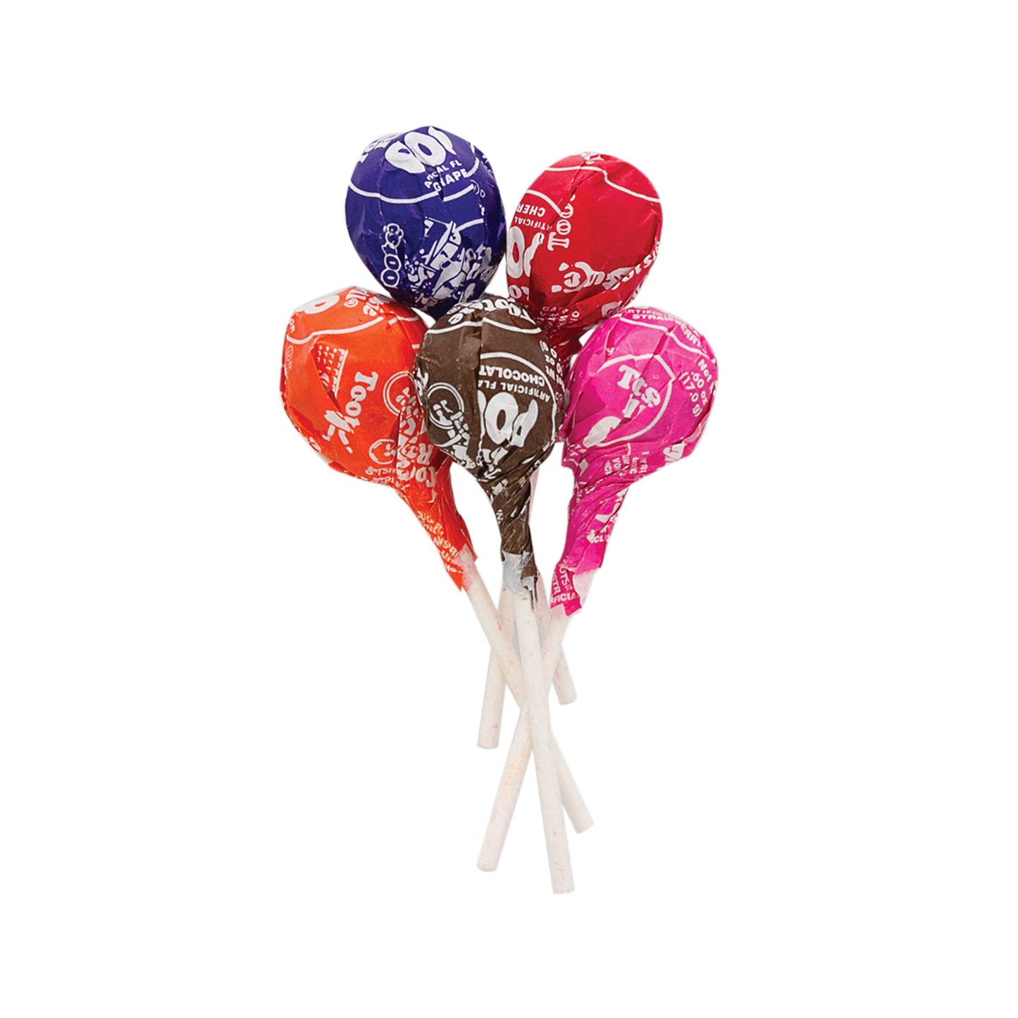 Tootsie Roll Pops Variety Pack Bulk Candy | 90 Individually Wrapped Lollipops filled with Tootsie Rolls | Assorted Suckers Candi