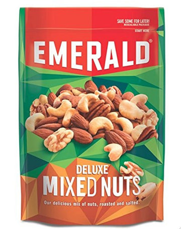 Emerald Deluxe Mix Nuts 5 Ounce (Pack of 4)