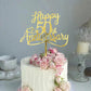 Sleyberoy Acrylic Happy 50Th Anniversary Cake Toppers -Wedding Anniversary Party Decorations, 50Th Wedding Anniversary, Company
