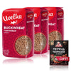 Uvelka Buckwheat Groats Extra, 3X1500 Gr (9.9 Pounds Total) + Ground Black Pepper For Free