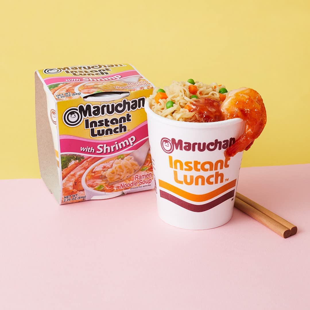 Maruchan Ramen Instant Lunch Variety, 6 Flavors, 2.25 Oz (Pack Of 12)
