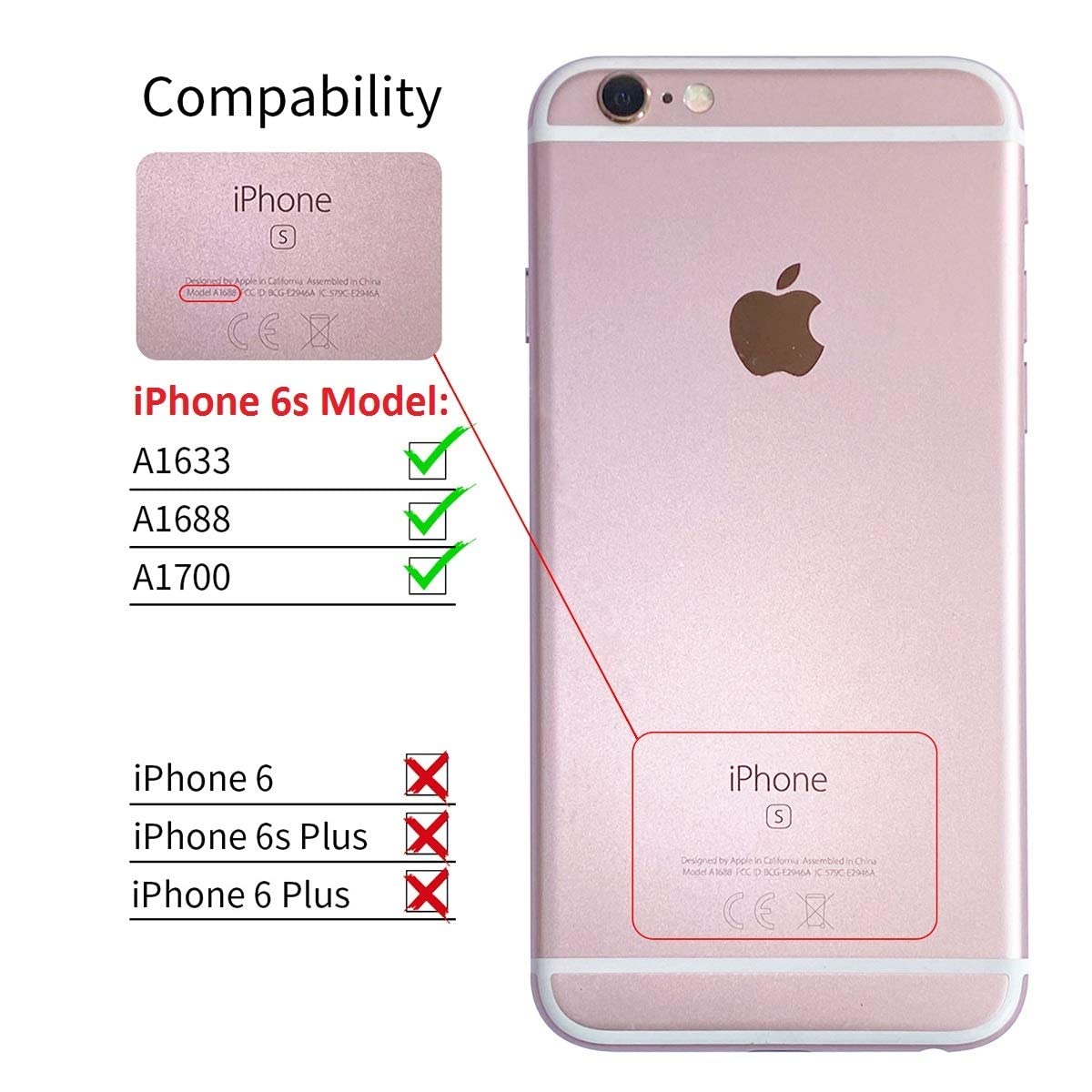 Brinonac For Iphone 6S Screen Replacement White Touch Display Lcd Digitizer Full Assembly With Complete Repair Tools And Screen