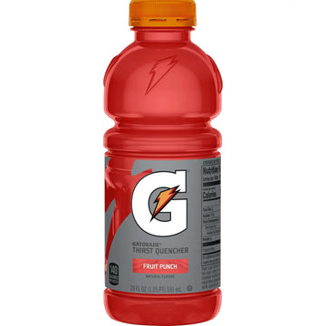 Gatorade Sports Drink, Fruit Punch, 20-Ounce Wide Mouthbottles (Pack Of 24)