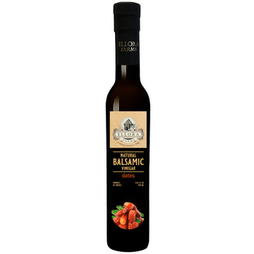 Ellora Farms, Dates Infused Thick Balsamic Vinegar, Barrel Aged, No-Additives, No-Added Sugar, No-Preservatives, Dark Glass Bott