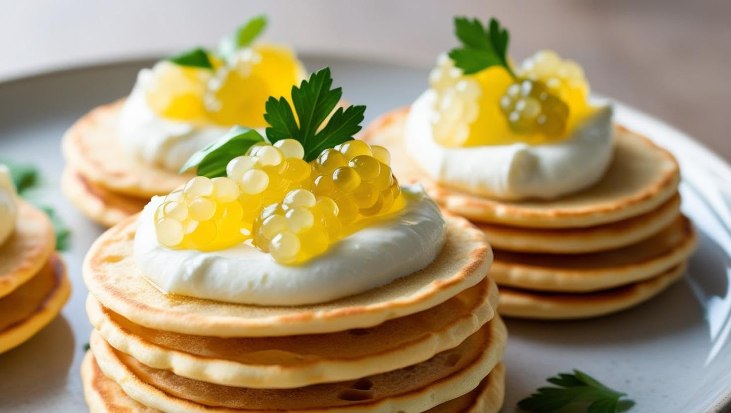 Besphere Delicious Lemon Spheres, Caviar Food With Concentrated Citrus Taste, Enhances Fish, Desserts, Drinks, Preserved & Pasteurised, Low Calorie, Non-Fading Colour For Dish Presentation 1.76 Oz / 50 G,