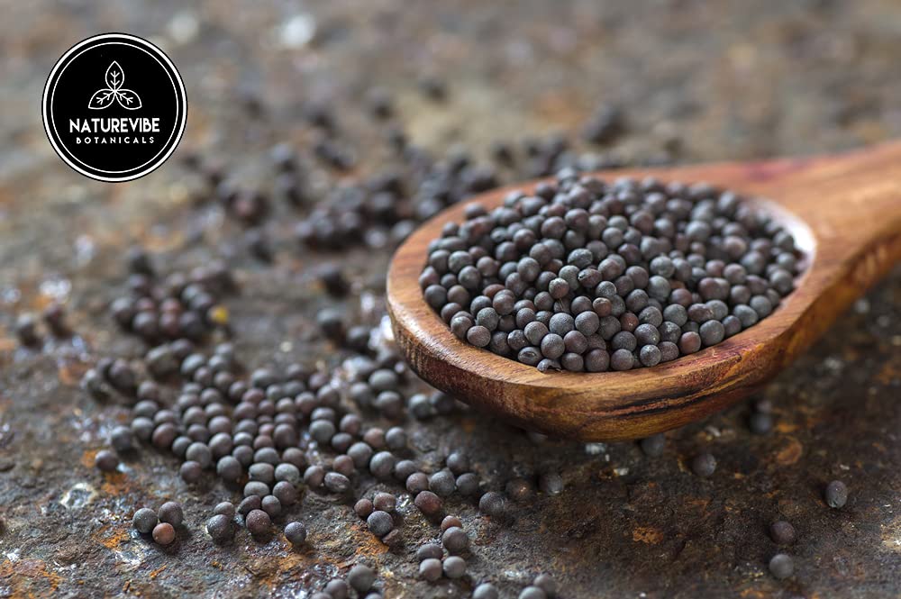 Naturevibe Botanicals Black Mustard Powder 5Lb | Non Gmo Gluten Free Vegan | Indian Spice Made With 100% Pure Black Mustard Seed