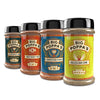 Big Poppa Smokers BBQ Seasoning 4 Pack - Sweet Heat Flavor Bundle, Includes Hot, Brisket & Steak, Stash, and Lime Seasoning