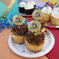Albion College Secondary Logo Cupcake Picks Toppers Decoration Set Of 6