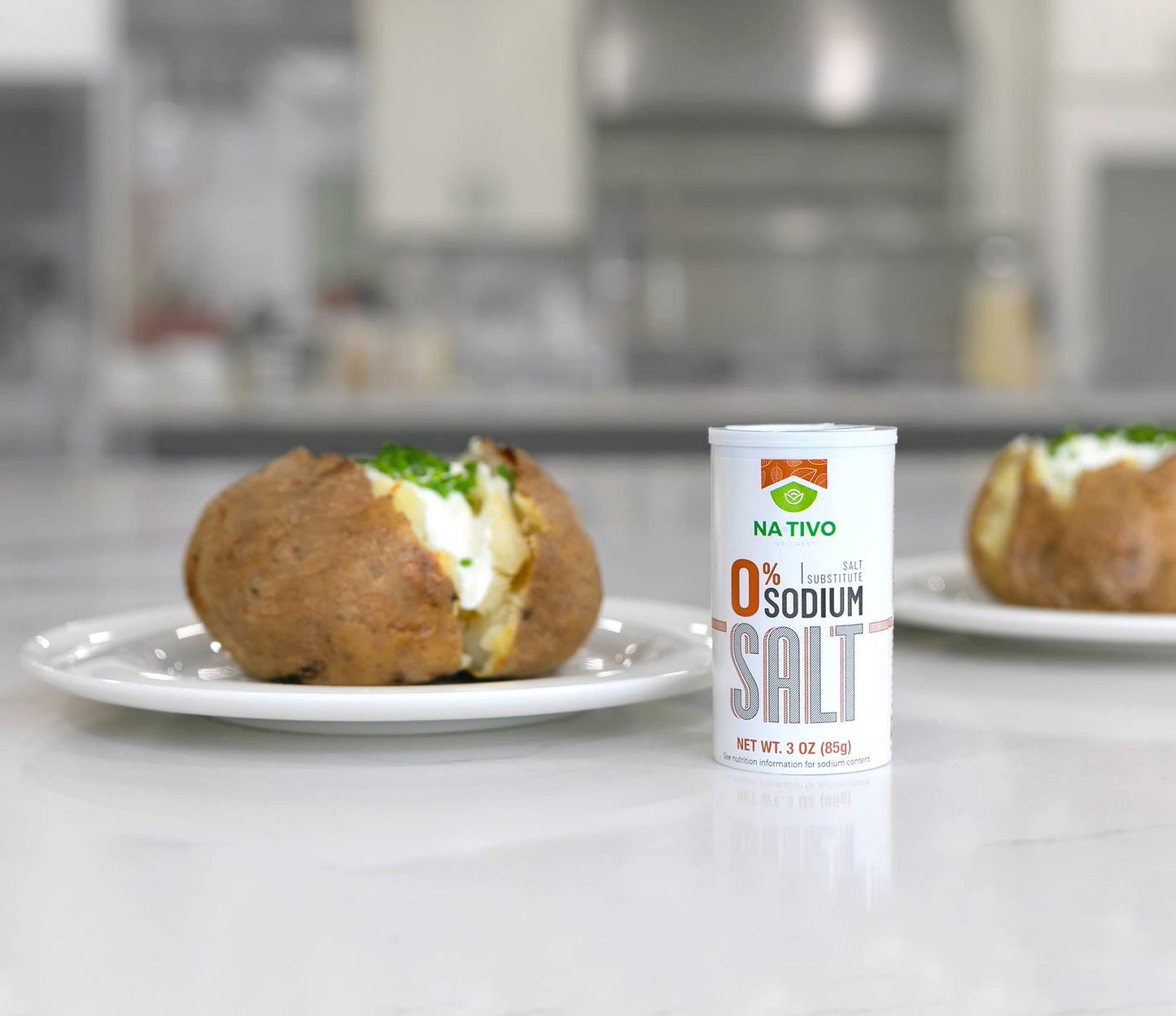 0% Sodium Salt Substitute - Nativo Wellness - Salt Alternative - Gluten Free - Low In Calories - Reduce Your Daily Sodium Intake