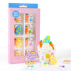 Easter Icing Decoration 16 Counts Edible Rabbit Eggs Carrot Royal Icing Decoration Sugar Sprinkles for Baking Cupcake Topper Cak