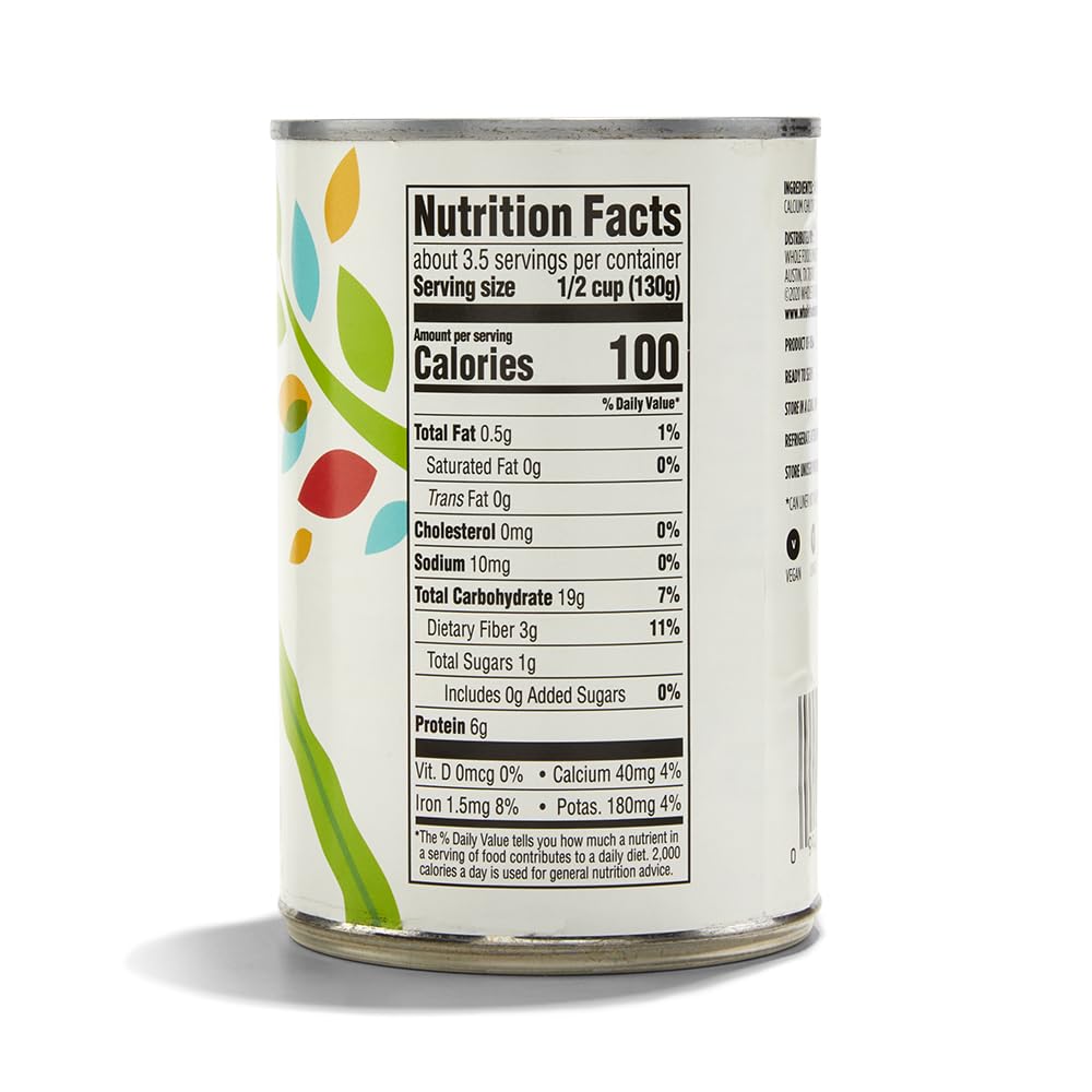 365 by Whole Foods Market Blackeye Peas No Salt Added, 15.5 oz, 15.5 Ounce (Pack of 1)