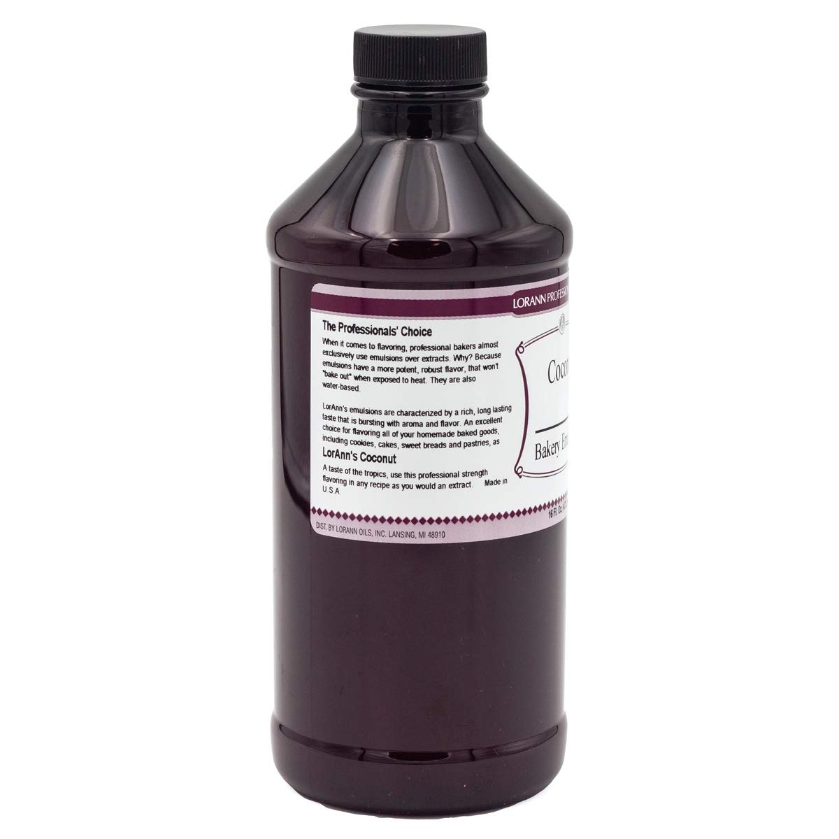 Lorann Coconut Bakery Emulsion, 16 Ounce Bottle