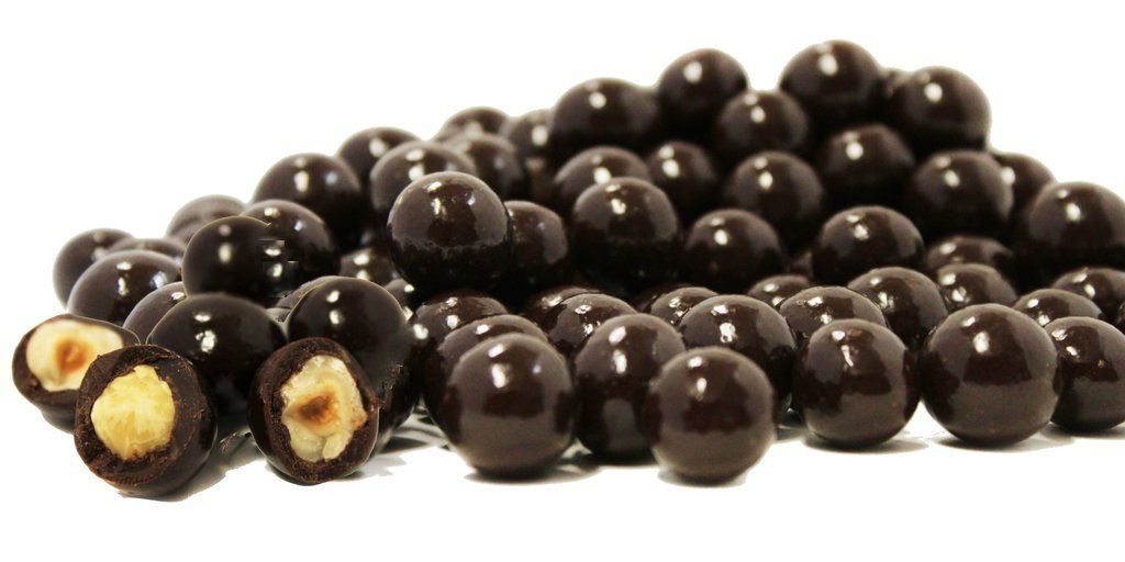 Gourmet Dark Chocolate Covered Hazelnuts By Its Delish, (2 Lbs)