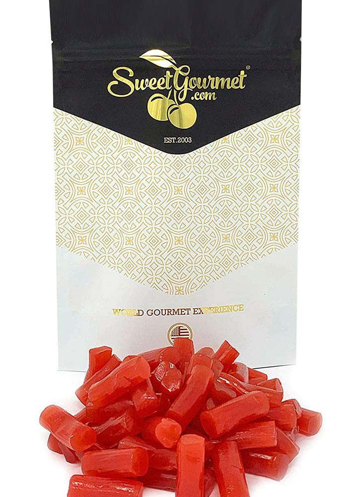Sweetgourmet Finnska Strawberry Bites | Finnish Licorice Bulk Candy | 1 Pound