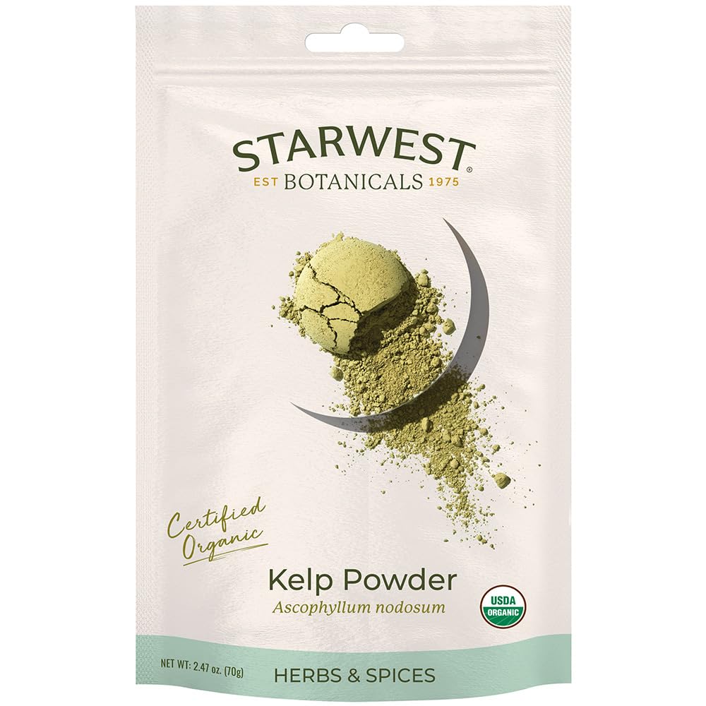 Starwest Botanicals Kelp Powder Organic, 2.47 oz, Eco-Friendly, Pack of 1