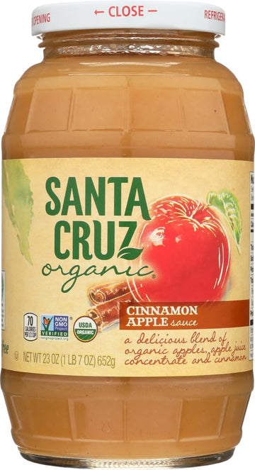 Santa Cruz Organic Applesauce Og Cinnamon 23-Ounce (Pack Of 6)