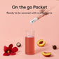 Osulloc Kombucha Tea Lycheepeach (Lychee & Peach Blending), Sparkling Powdered Mix Drink, No Added Sugar, 30 Sticks, 5.3Oz