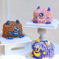 Jevenis Set Of 4 Little Monster Cake Topper Monster Cake Topper Monster Cake Decorations Party Supplies Monster Birthday Party S