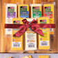 Wisconsin Cheese Company – 100% Wisconsin Specialty Cheese Block Sampler Holiday Gift Pack (7 Blocks) – Cheddar, Pepper Jack, Swiss, Gouda, Salami, Smoked Cheddar & Tomato Basil | Perfect For Parties, Charcuterie Boards, And Holiday Gifts
