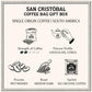 Bacha Coffee | San Crist  Bal Ecuador Single Origin, 100% Arabica Beans, Medium Dark Roast, X12 Individually Wrapped Single Serv