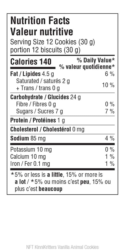 Kinnikinnick - Kinnikritters Animal Cookies - Gluten Free, Allergy Friendly Vegan Animal Crackers - 8 Oz. Box