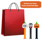 PEZ Halloween Candy Dispensers Set - Vampire, Scary Pumpkin, and Day Of The Dead Pumpkin Haloween PEZ Dispensers With Extra Cand