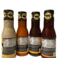 Buffalo Wild Wings Milder Variety Bundle - 4 Pack, 12 Fl Oz Each: Parmesan Garlic, Medium, Honey BBQ, Asian Zing Sauces