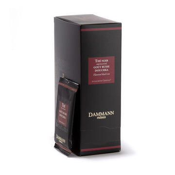 Dammann Freres Satchets, Gout Russe Douchka Tea Bags, Premium Gorumet French Black Tea, Blend Bergamot, Lemon, Orange Flavors, I