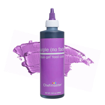 Chefmaster Purple Liqua-Gel Food Coloring | Vibrant Color | Professional-Grade Dye for Icing, Frosting, Fondant | Baking & Decor