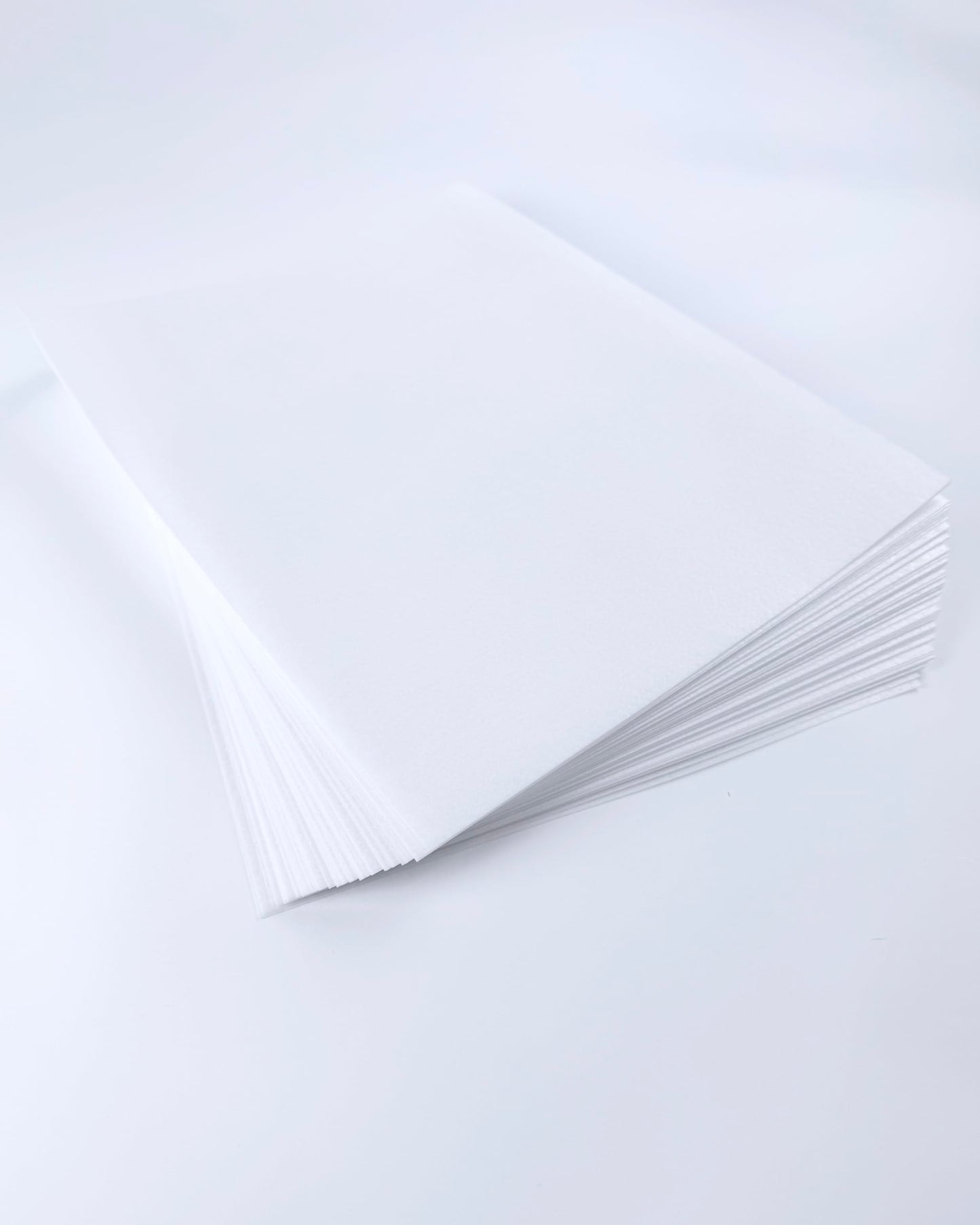 Wafer Paper Flexible Edible Printer Sheets 50 Pack 0.4Mm White Letter Size 8.5'' X 11'' Cake Topper Decoration Burn Away By Mega
