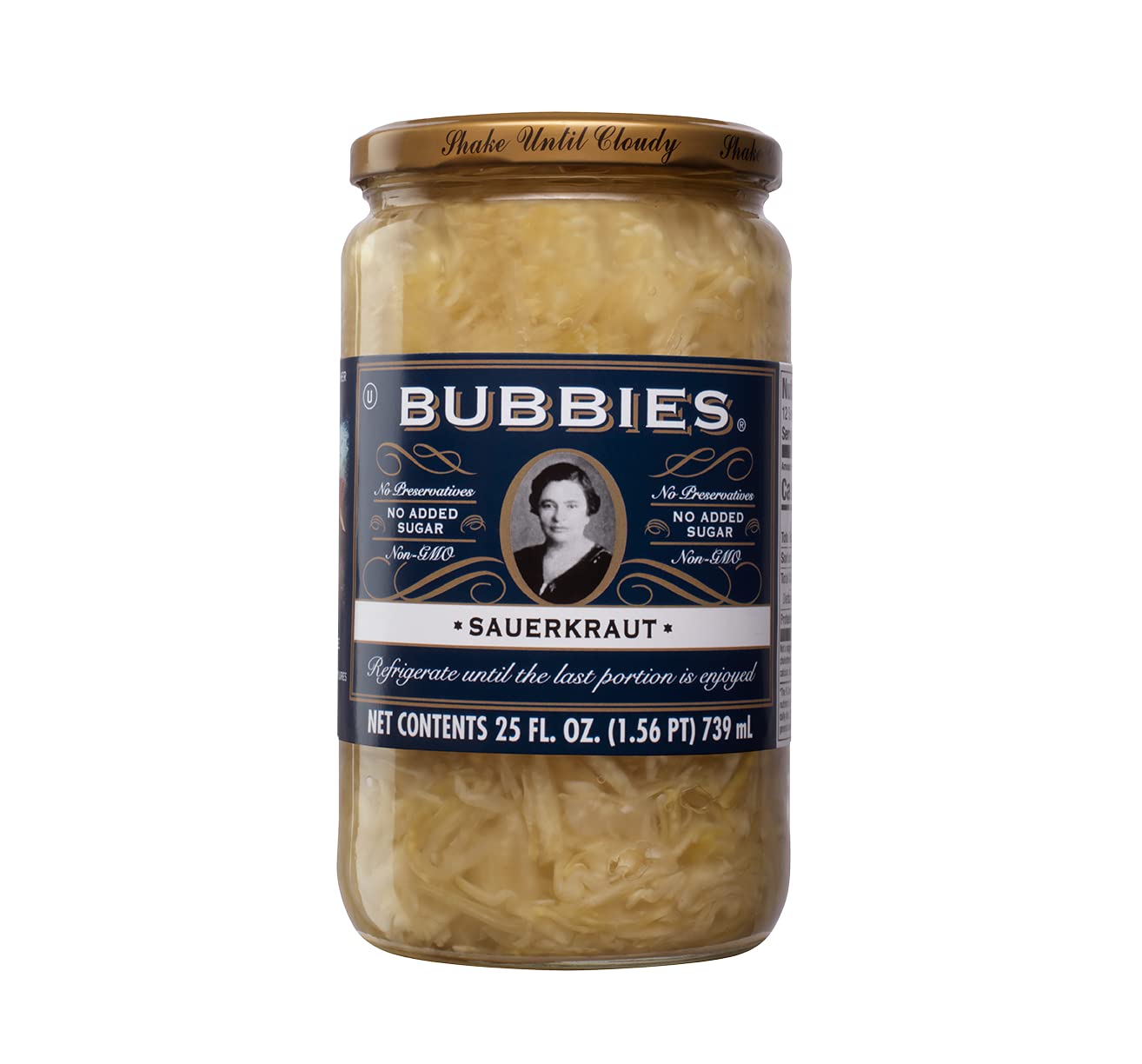 Bubbies Sauerkraut 25 Fl Oz (Pack of 2)