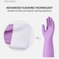 Pacific Ppe 2 Pairs Reusable Dishwashing Cleaning Gloves With Latex Free, Cotton Lining, Kitchen Gloves, Purple, Large