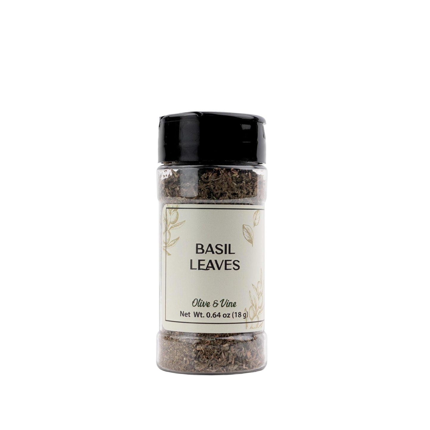 Olive & Vine Basil Leaves Seasoning for Pasta, Pesto, Salads, 0.64 Ounce