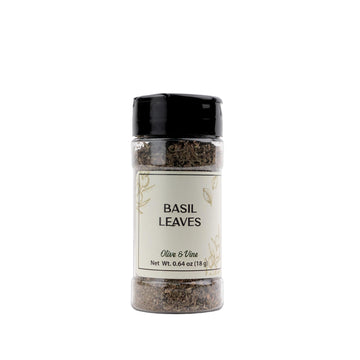 Olive & Vine Basil Leaves Seasoning for Pasta, Pesto, Salads, 0.64 Ounce