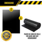 Ultrasac Heavy Duty 55 Gallon Contractor Bags - (40 Count, 3 Mil) - 38'' X 58'' - Large Black Plastic Trash Can Liners - 55-60 G