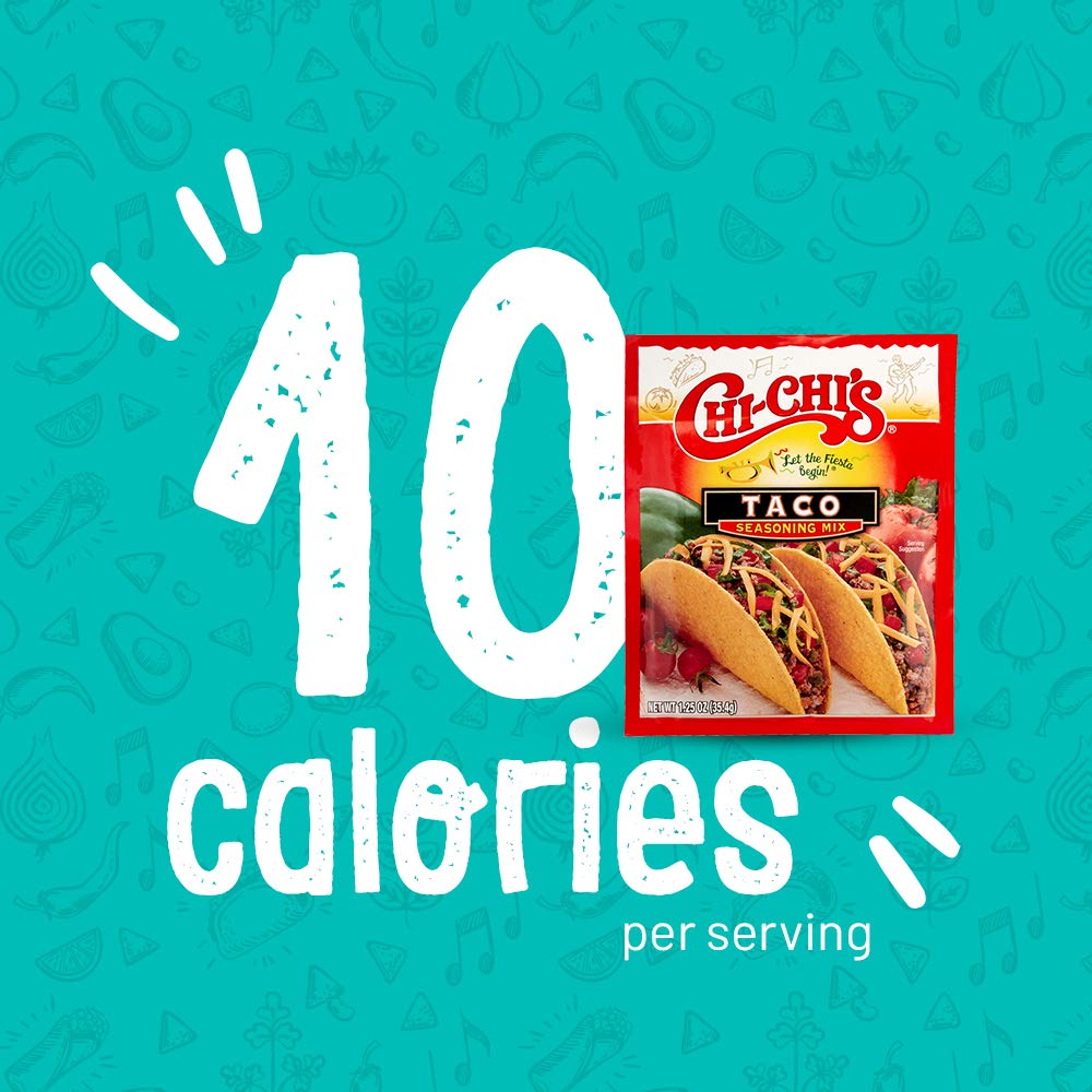 CHI-CHIS Taco Seasoning Mix, 1.25-Ounce (Pack of 24), Model 40095