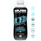 MyMuse Organic Enhanced Flavored Water, Ice Berry Lemon, 16.9 Fl Oz Bottle (12 pack), 1G of Sugar, Immune Support with Zinc & El