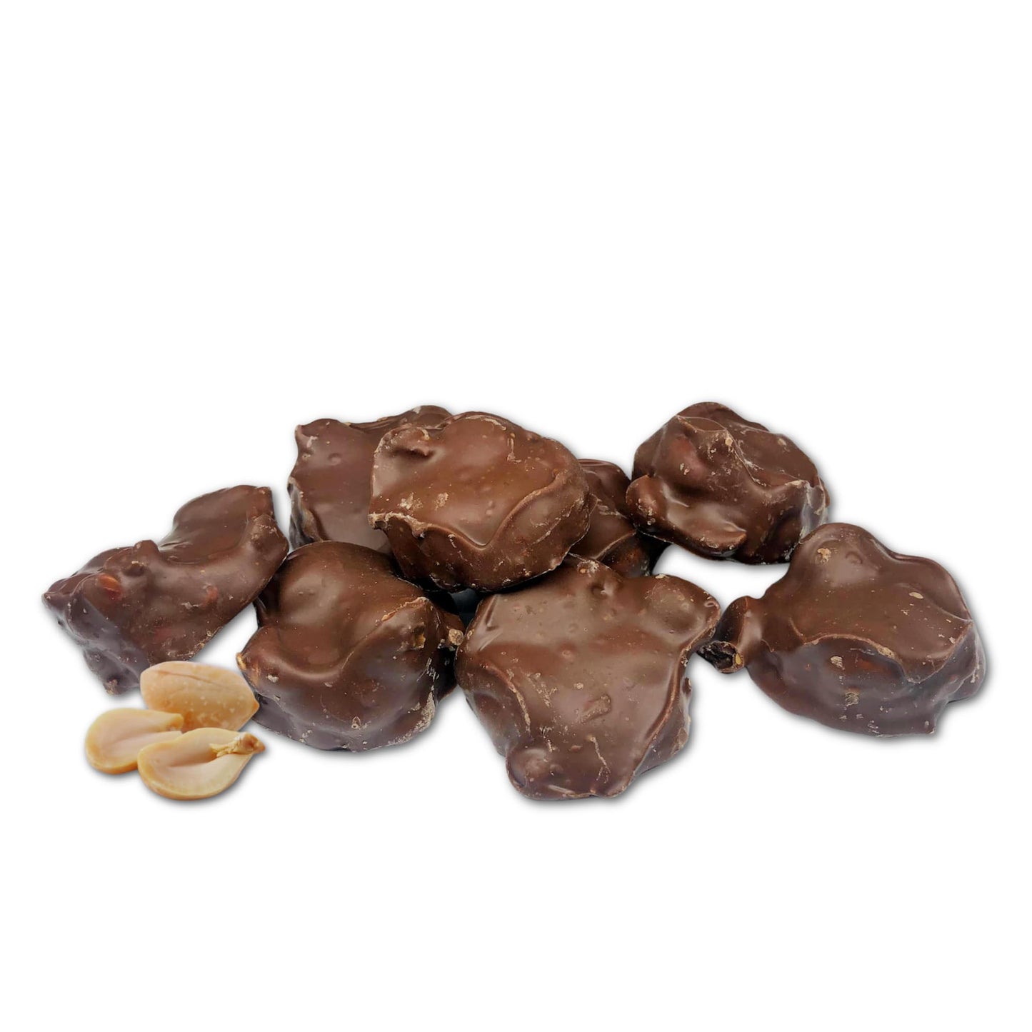 Goodland Farms Milk Chocolate Peanut Clusters, 2 Pounds - Chocolate Covered Peanuts, Wholesale Bulk Candy