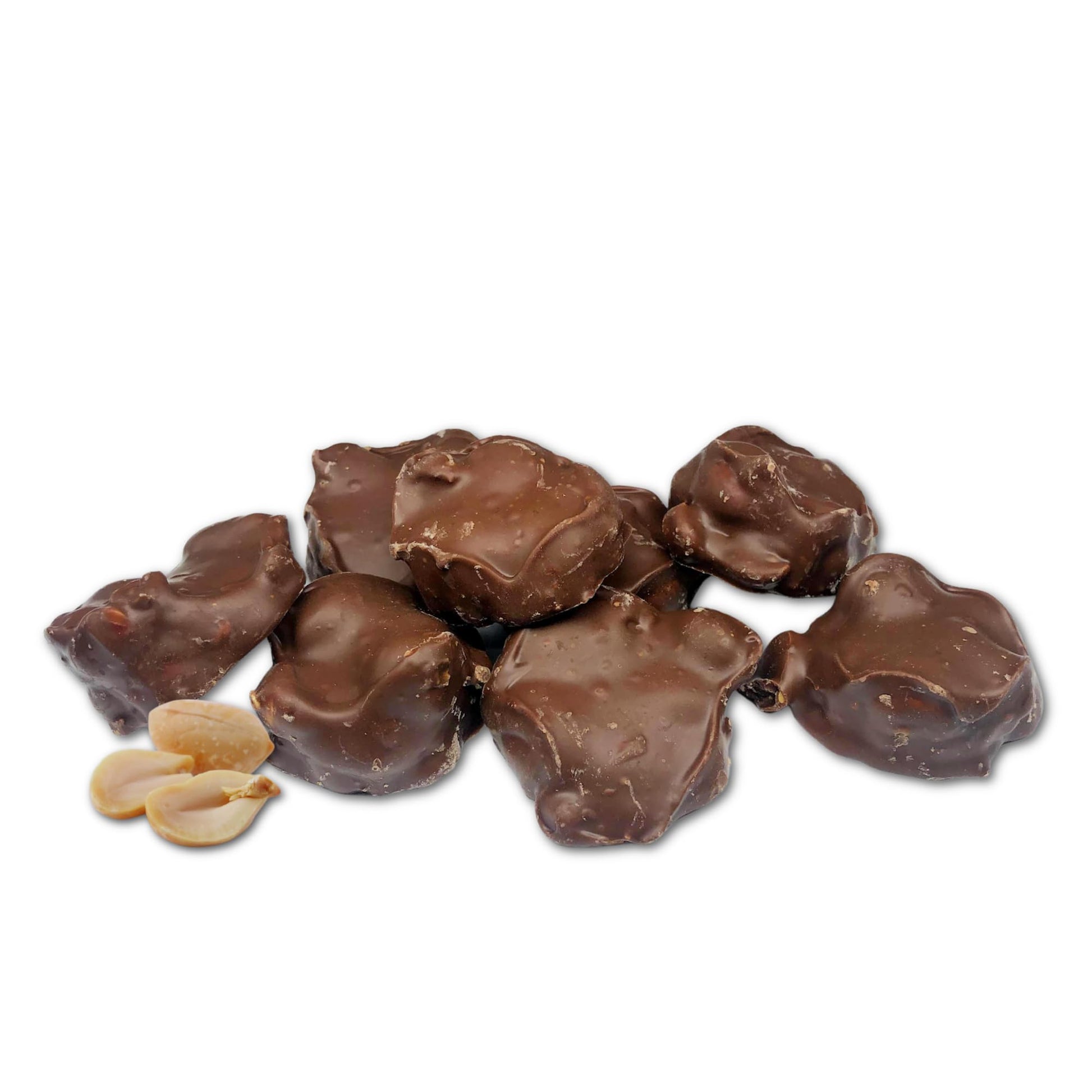 Goodland Farms Milk Chocolate Peanut Clusters, 2 Pounds - Chocolate Covered Peanuts, Wholesale Bulk Candy