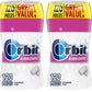 ORBIT Gum Bubblemint Sugar Free Chewing Gum Bulk Pack, 120 ct Bottle (Pack of 2)