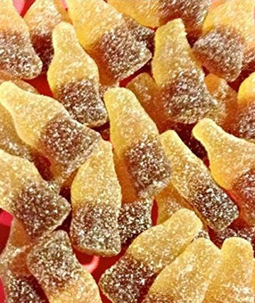 Haribo Gummi Candy, Fizzy-Cola Gummy Candy Soda Bottles, 5 Ounce Share Size Bags (Pack Of 12) Delicious Soft & Chewy Sweet Snack