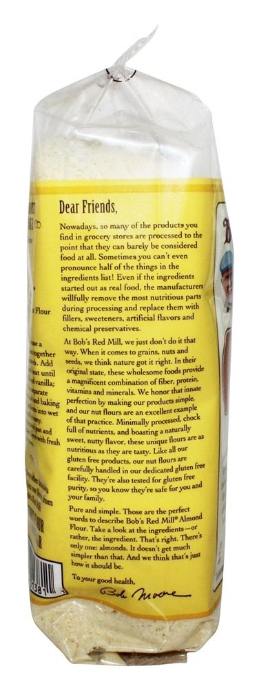 Bobs Red Mill Almond Flour Gluten-Free 16 oz (453 g) - 16 Ounce (Pack of 1)