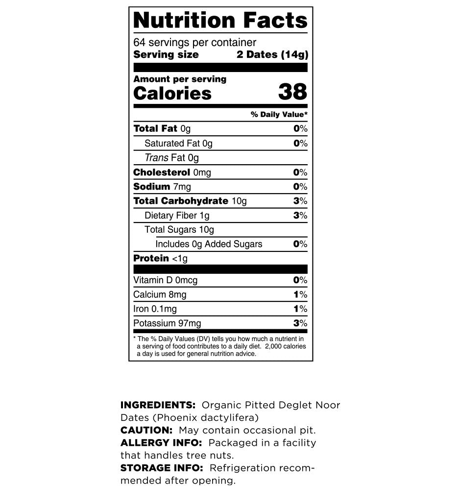 Terrasoul Superfoods Organic Deglet Dates, 4 Lbs (2 Pack) - Pitted | Fresh | Natural Sweetener