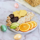 Easter Fruit Basket Of Fresh Fruits, Cheese, Caramel Sauce And Chocolate By Gourmetgiftbaskets.Com