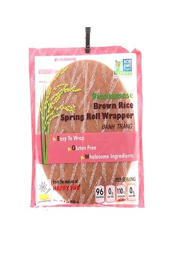 Star Anise Foods Spring Roll Wrapper Brown Rice Vietnamese 8 Ounce