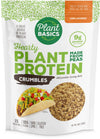 Plant Basics - Hearty Plant Protein - Unflavored Crumbles, 8 oz, Made from Peas, Non-GMO, Gluten Free, Low Fat, Low Sodium, Vega