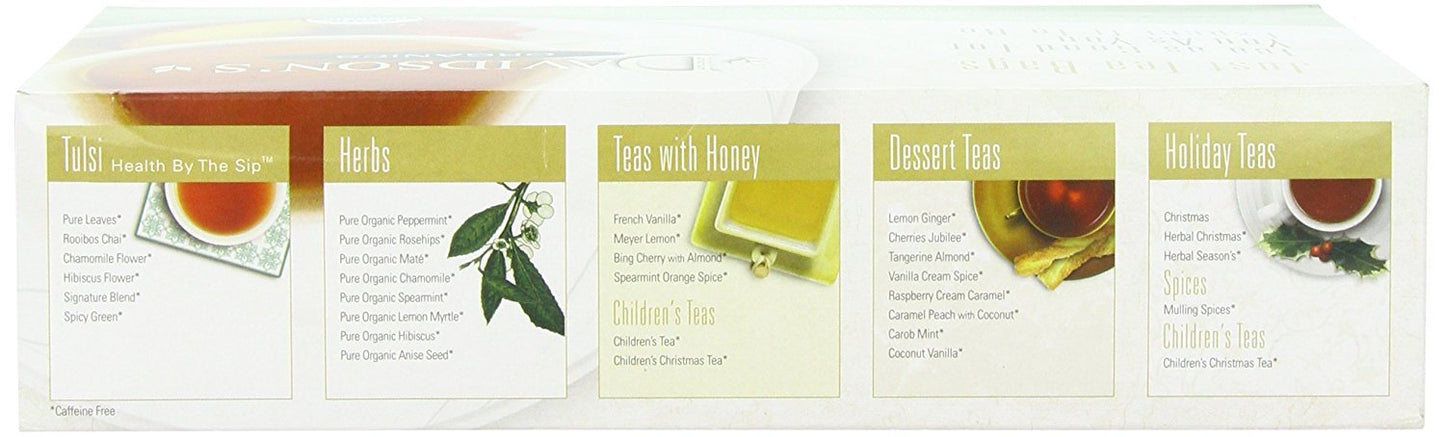 Davidson'S Organics, White Peony, 100-Count Unwrapped Tea Bags